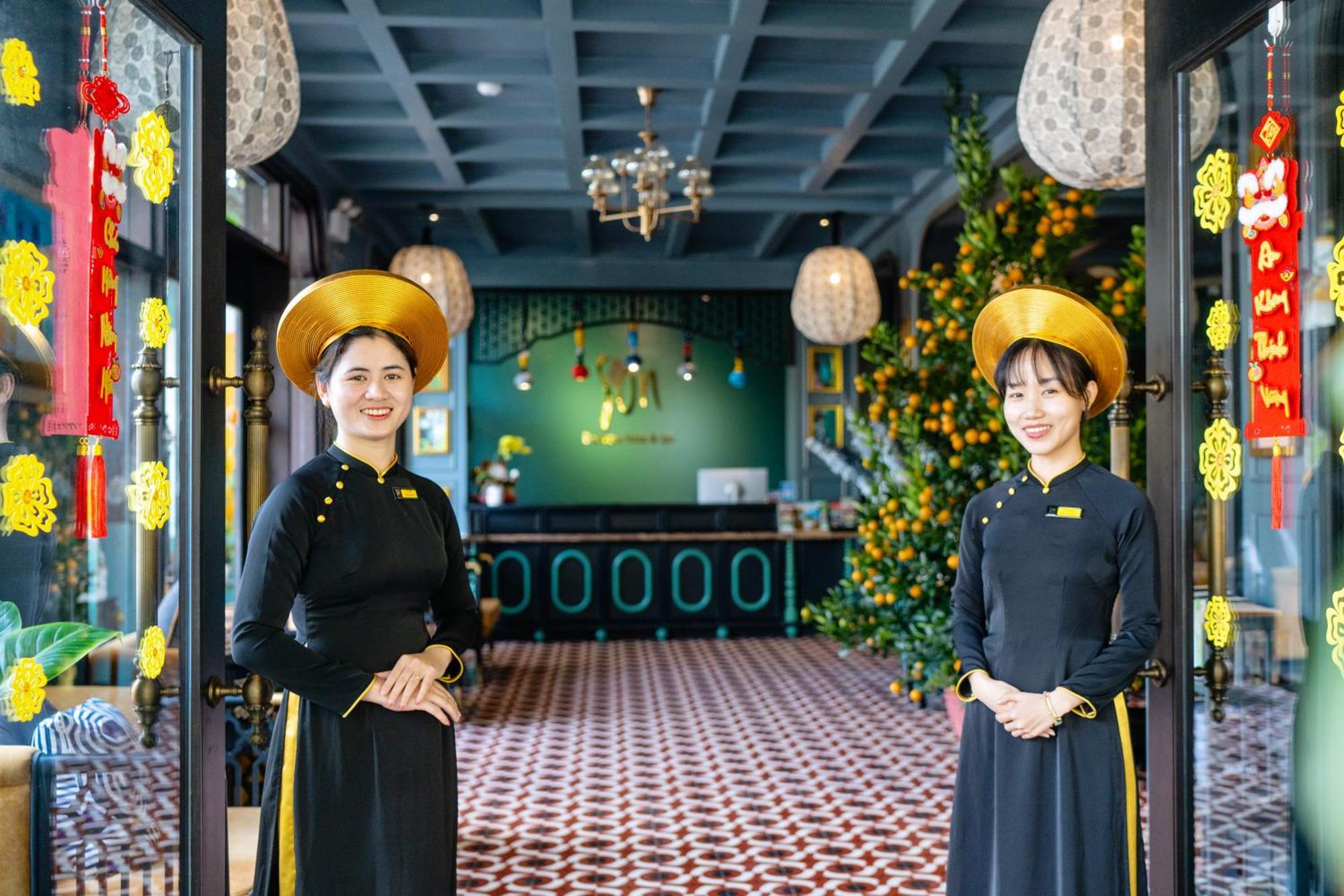Son Hoi An Boutique Hotel & Spa Exterior photo Reception at the hotel